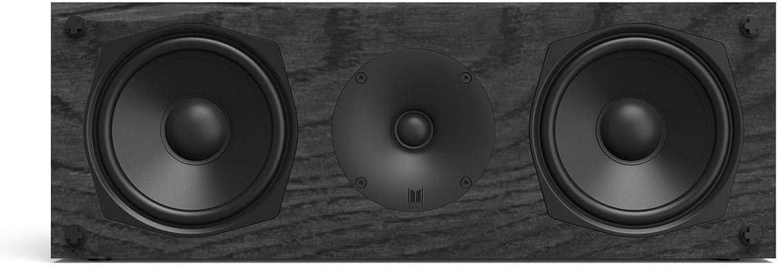 image:imageMonolith C5 Center Channel Speaker Black Each Powerful Woofers Punchy Bass High Performance Audio for Home Theater System Audition Series